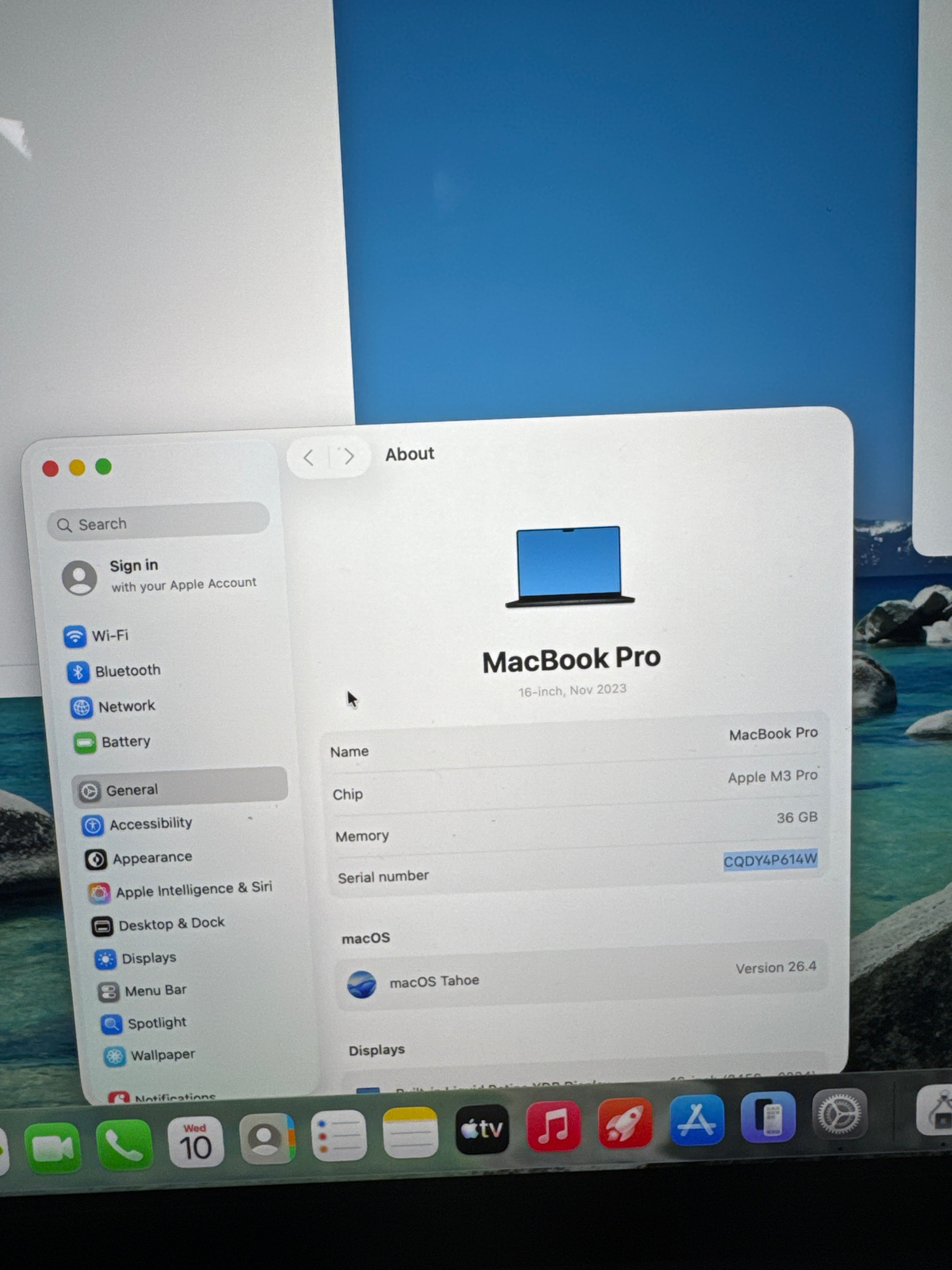 Macbook pro 16” M3 pro /36/500. Space black