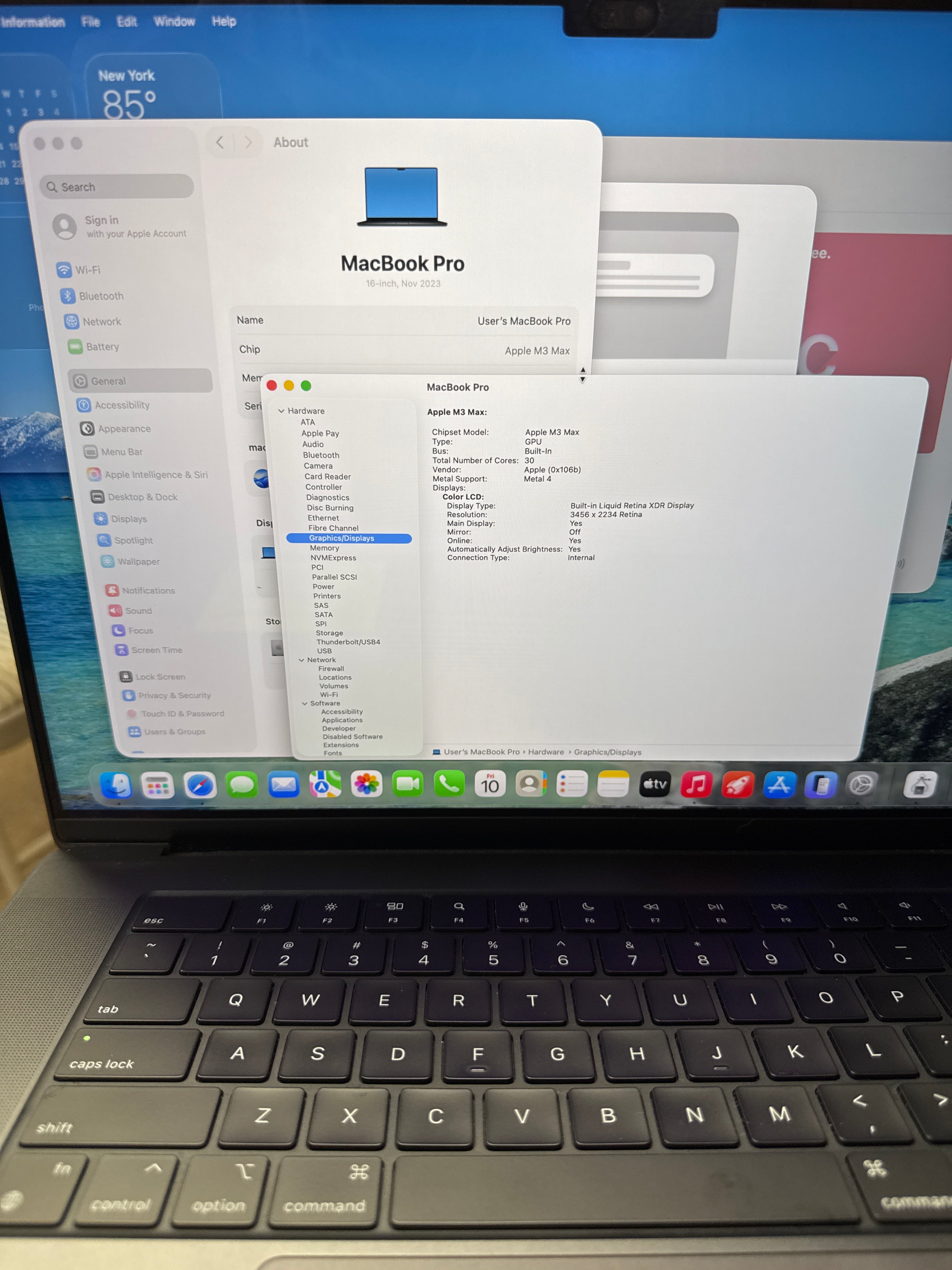 MacBook pro 16” 2024 M3 max 36/1Tb. 14 core cpu, 30 core gpu. Super clean.