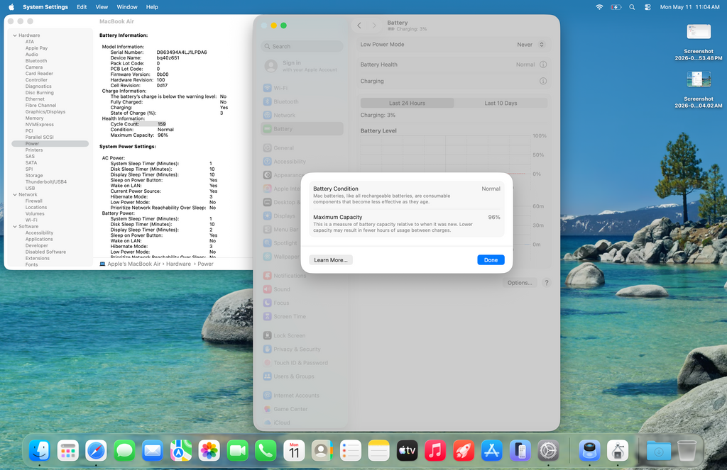MacBook air 15” midnight blue. M2 16/1Tb with apple care plus. 159 cycles