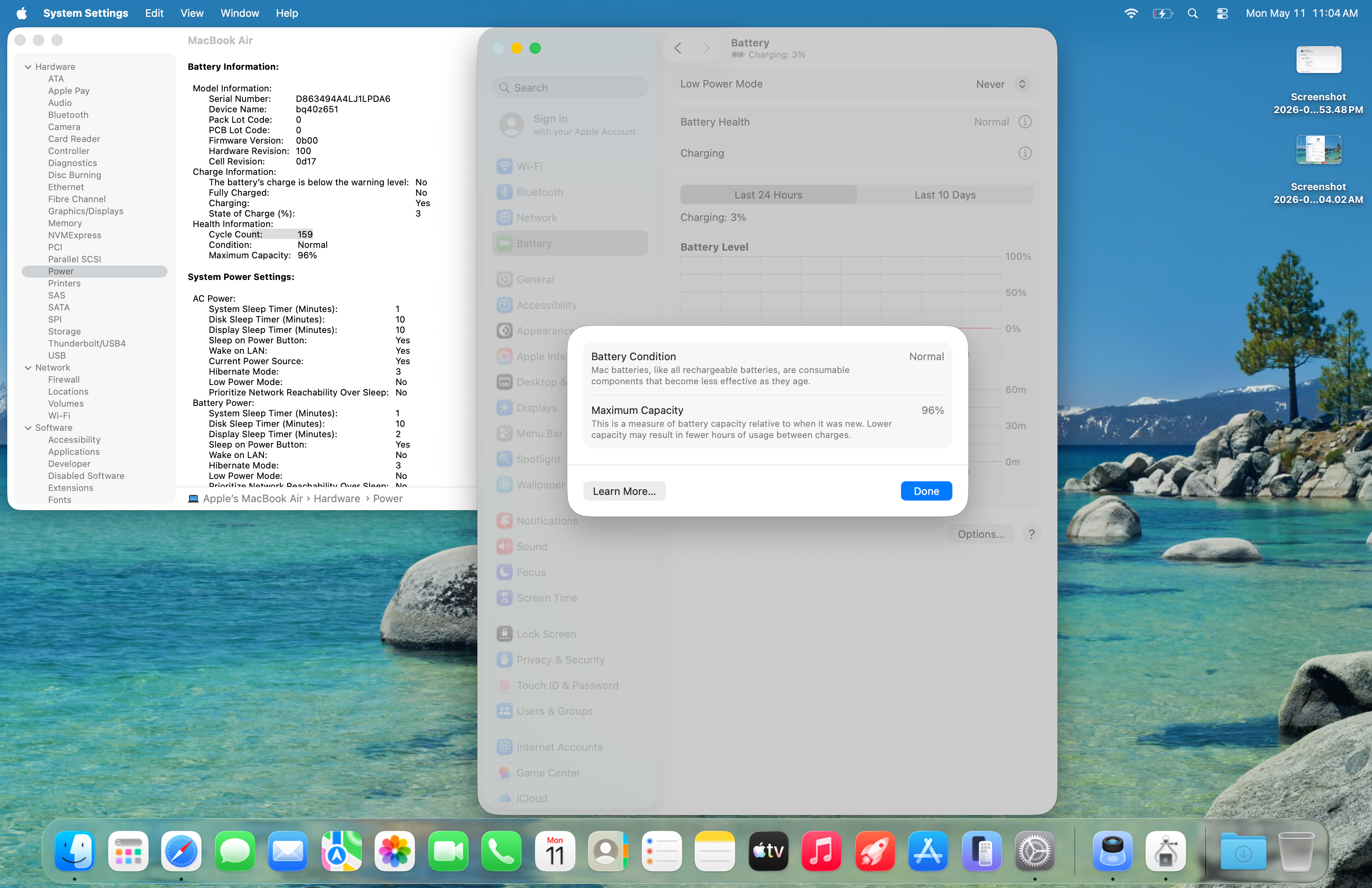 MacBook air 15” midnight blue. M2 16/1Tb with apple care plus. 159 cycles